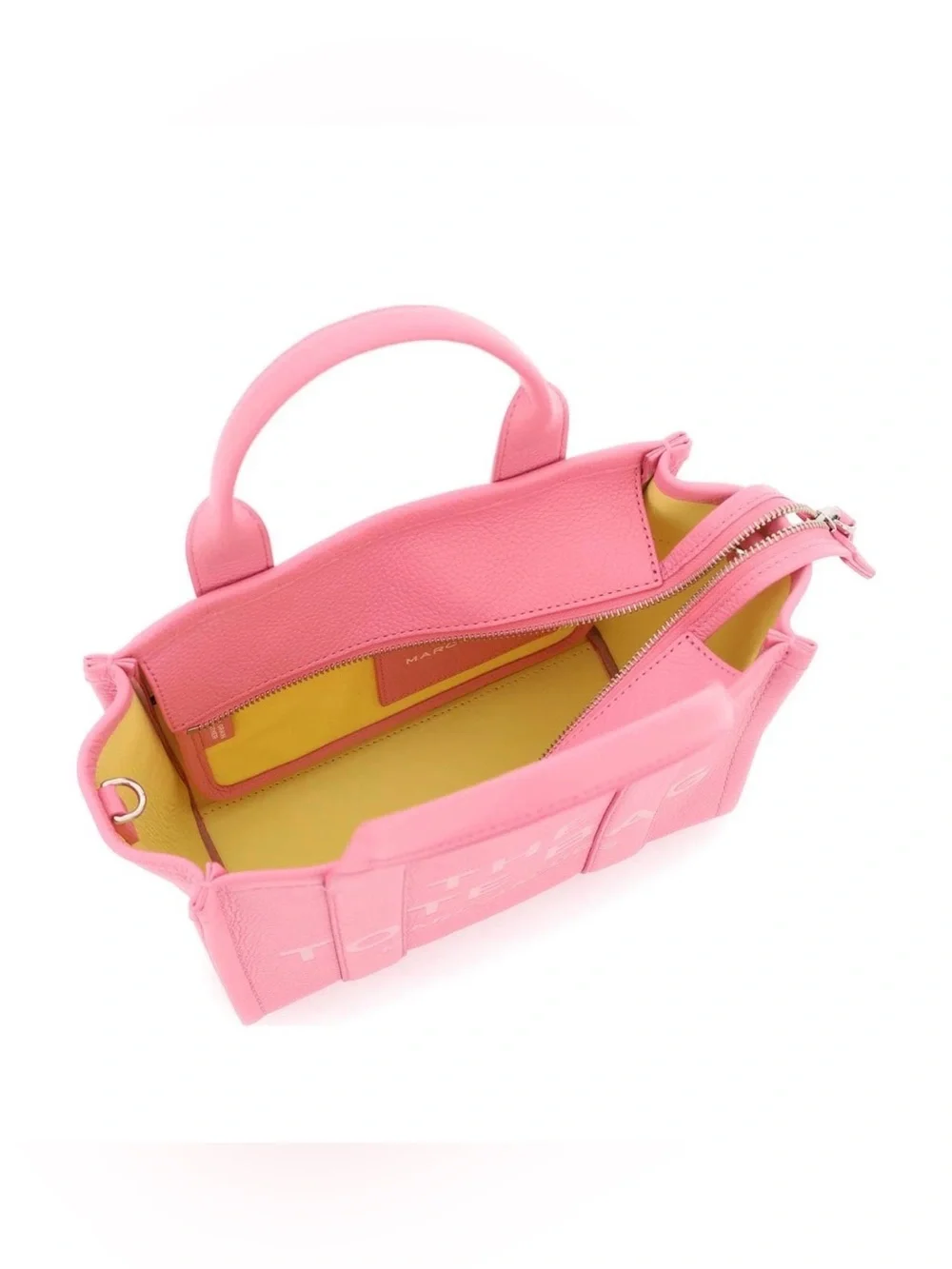 Marc Jacobs Pink THE TOTE BAG Small Leather Tote